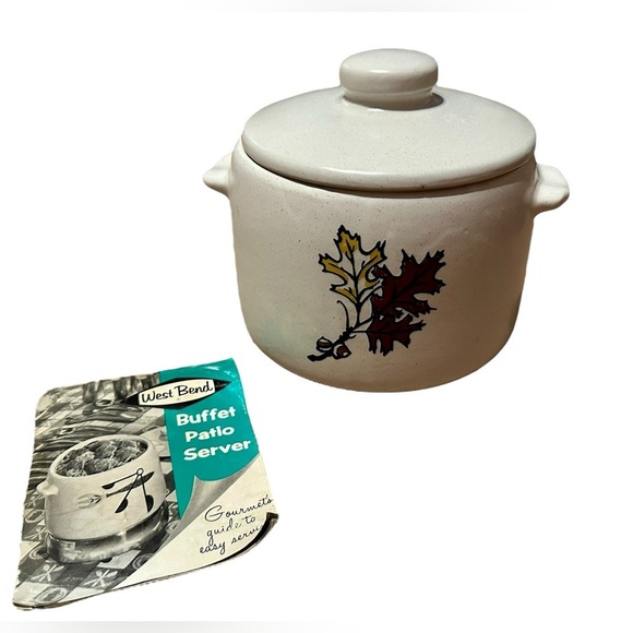 Vintage West Bend Bean Pot 5 Piece Set - Picture 9 of 15